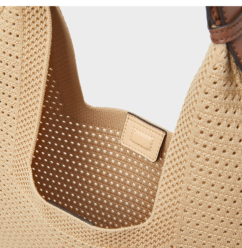 Charles&keith, летняя вместительная и большая портативная квантовая лампа, плетеная сумка подмышку, сумка через плечо                       