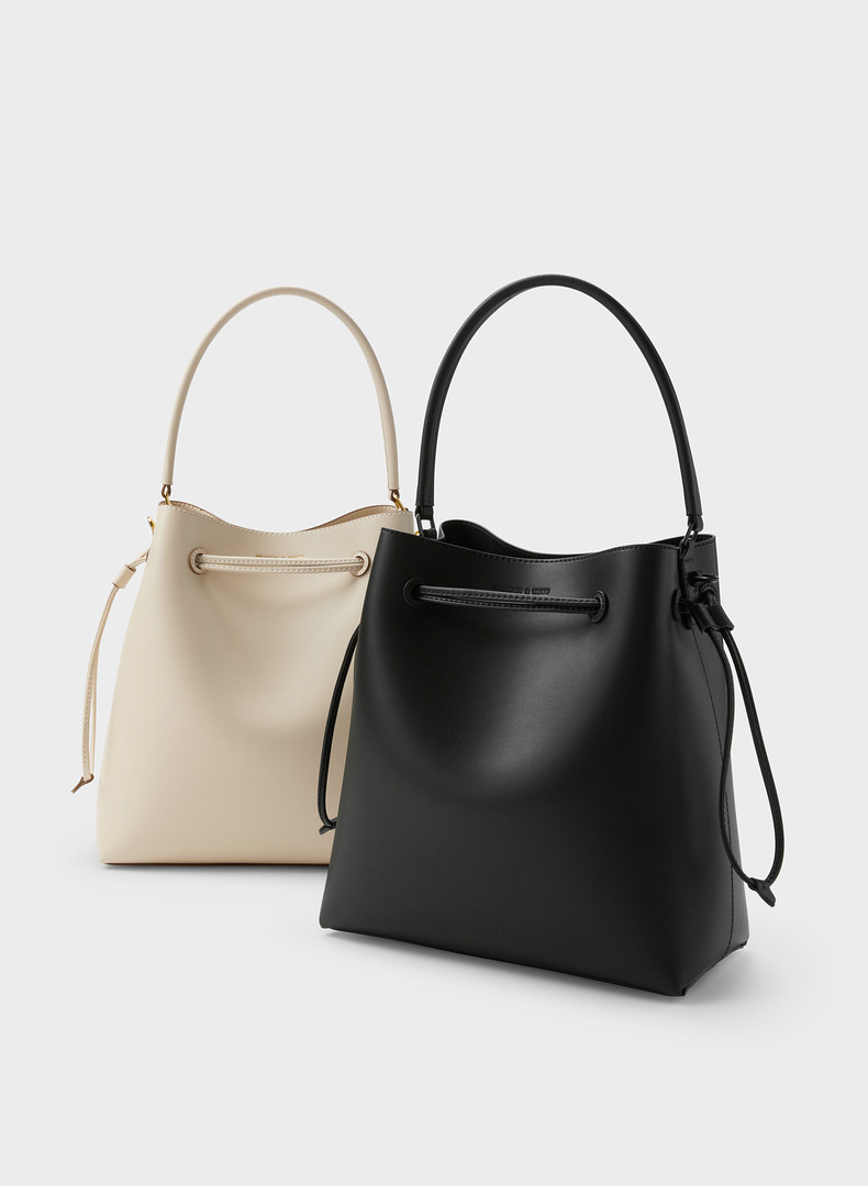 Сумка charles&keith夏季女包ck2-40780136-6柔软大容量单肩托特包女 &