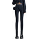 leggings ແອວຕົວຫນັງສື velvet ບວກກັບ velvet ສໍາລັບແມ່ຍິງທີ່ຈະໃສ່ເປັນ outerwear ແປດຈຸດ 2023 ດູໃບໄມ້ລົ່ນແລະລະດູຫນາວ pants pencil ແອວສູງ elastic ສໍາລັບຕີນຂະຫນາດນ້ອຍ