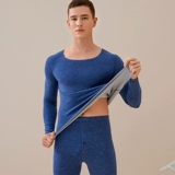 Мужское удерживающее тепло флисовое нижнее белье, тонкое хлопковое термобелье, зимние штаны, увеличенная толщина