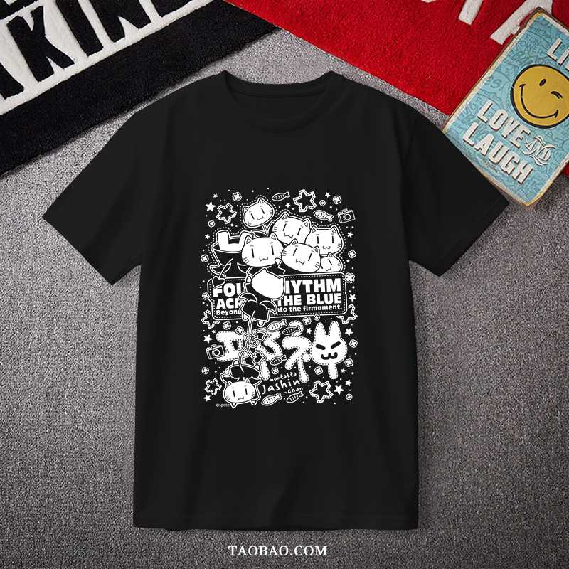 The Four-Part Harmony of the Sky: Aoba Masaki, Jyoshin-Chan, Aoyama Misa Merchandise T-Shirts, Short-Sleeved Shirts The Four-Part Harmony of the Sky: Aoba Masaki, Jyoshin-Chan, Aoyama Misa Merchandise T-Shirts, Short-Sleeved Shirts