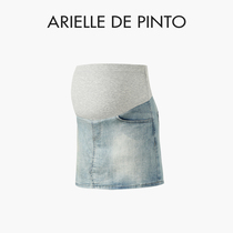 French ARIELLE DE PINTO maternity wear summer casual loose slimming high elastic denim skirt