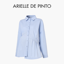 French ARIELLE DE PINTO maternity wear spring trendy mom versatile outer wear fashionable loose slim shirt for women