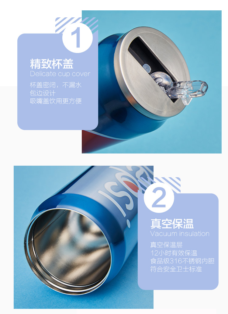 Lon inox 304 cốc nam và nữ sinh viên phiên bản tiếng Hàn của cốc trà rơm cầm tay đơn giản bình giữ nhiệt chính hãng