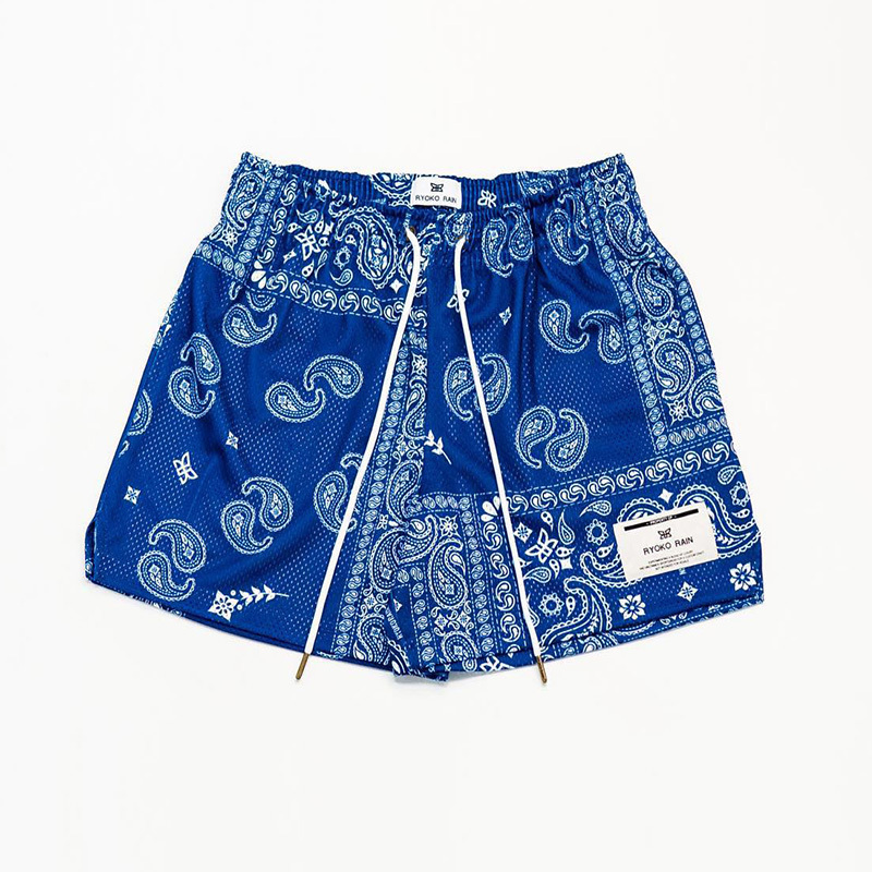 American-Style Trendy Brand Ryoko Rain Shorts Casual Beach Shorts Fitness Running Sports Basketball Shorts Foreign Trade Cross-Border
