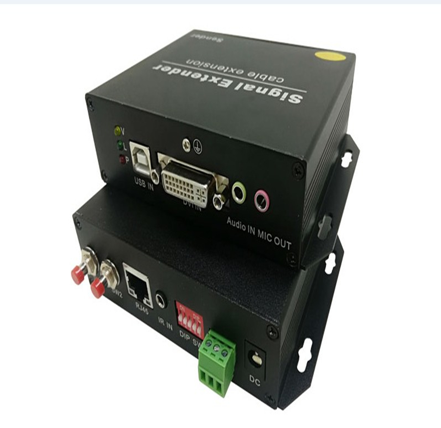 Langheng Extender IPDE-125UA(S) (DVI USB2 0 Two-way Audio Two-way RS232 Infrared) High Speed ​​Extender