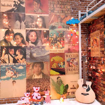 NBA poster paper dormitory wall stickers Stickers Retro movie star Anime One Piece Kobe Bryant Leslie Xue Zhiqian