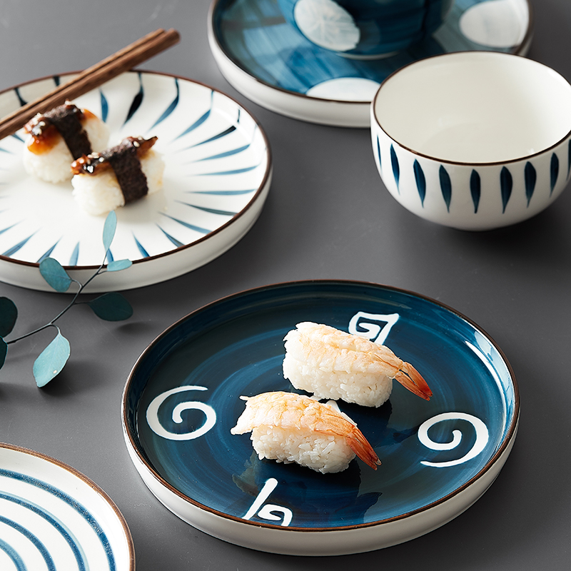 Plate Nordic INS contracted individual creative dishes household Japanese dishes ceramic tableware dishes son dinner Plate