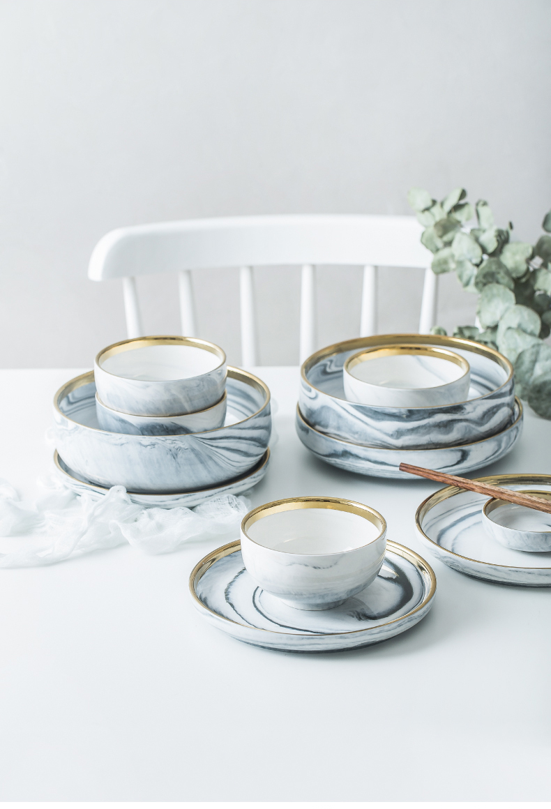Up Phnom penh dish suits for ceramic composite plate plate light key-2 luxury home dishes web celebrity food dish individuality creative dishes
