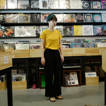 * Petite Gamine-basic small round neck-thin 2 colors