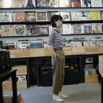 Petite game-thick striped crop5 CP sleeves