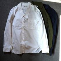 Petite game-long-collar white shirt