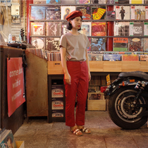 Petite game-thin mercerized cotton striped tee