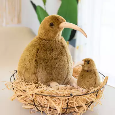 Simulation bird KIWI bird doll pillow plush toy New Zealand bird birdie doll