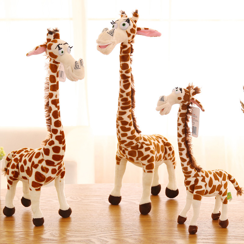 Simulation giraffe flower deer plush toy children decoration large doll doll doll birthday gift for girls