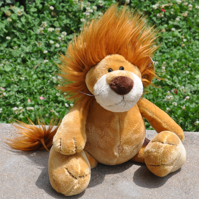 Classic Lion Doll Jungle Series Little Lion Plush Toy Ragdoll Doll Girl Holiday Gift