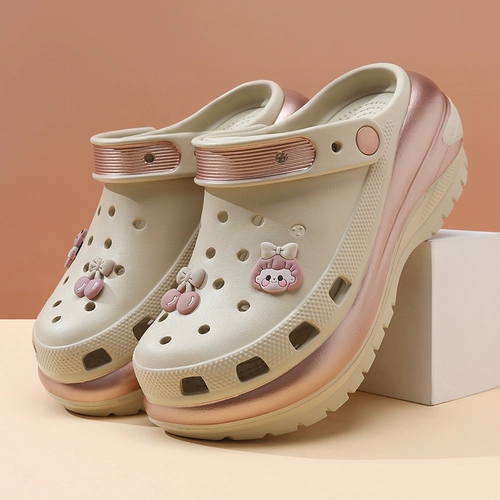 Tide, летняя обувь на платформе, высокие нескользящие модные слайдеры