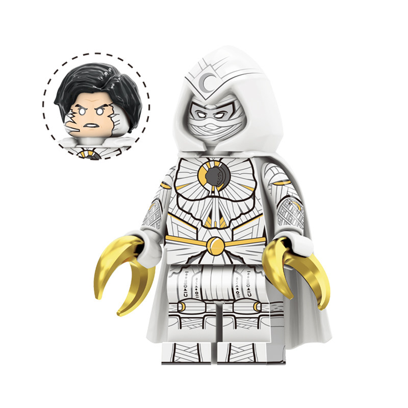Le Toys Moonlight Knight Demonic Octopus Doctor Strange Shang-Chi Martial Arts Iron Man Thor Building Blocks Minifigures High
