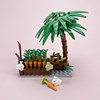 Suitable for Lego DIY Small Scene Carrot Patch Carrot Pit Little Rabbit Building Block Minifigure Toy Accessories