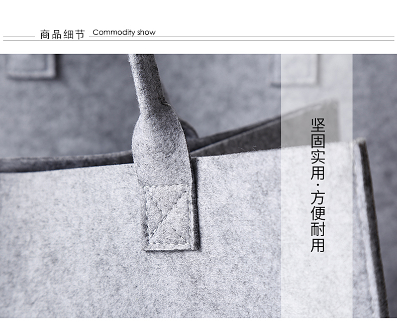 Gift bag shopping bag handbag with thick felt bag to receive bag in ceramic tableware made Gift box packaging LOGO