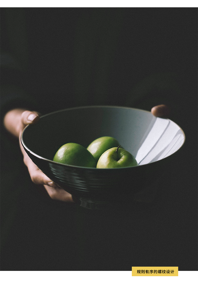 Inscription Japanese ceramic household utensils large capacity taste thousand la rainbow such as bowl hat to beef noodles in soup bowl bowl