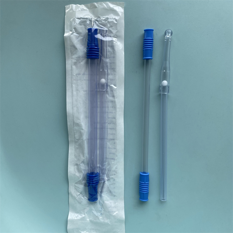 Colon Therapy Catheter Disposable Hydrotherapy Tube Guide Head Colon Cleansing Blue Oxygen Enema Machine Universal Swipe Card Independent Packaging