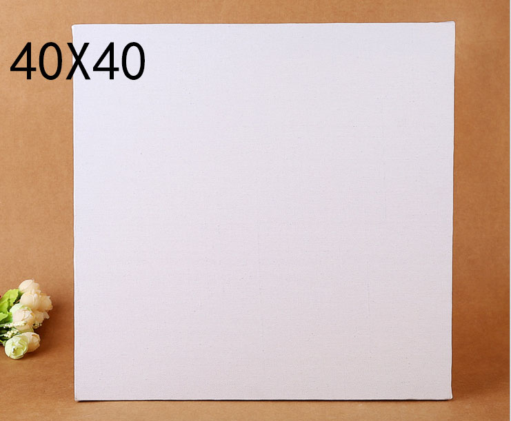 Jiangsu, Zhejiang and Shanghai are full of a box of 280G cotton back nail oil canvas frame 40*40 white cloth picture frame oil painting frame