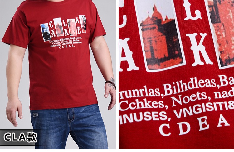 Mùa hè XL cộng với người đàn ông béo mập áo thun tay ngắn chất béo người đàn ông béo gói béo áo thun nửa tay lớn áo thun nam tay ngắn cổ trụ