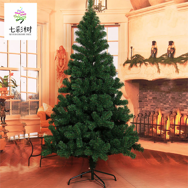 Christmas tree 1 2 1 5 1 8 2 1 2 4 3 meters household naked tree simulation green DIY Christmas decorations