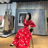 Шифоновое платье, весенняя юбка, приталенный корсет, длинная рубашка, средней длины