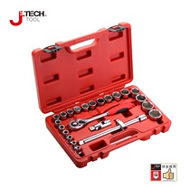 Jico 1 2 socket set ratchet wrench metric hex socket 24-piece set SK1 2-24SP