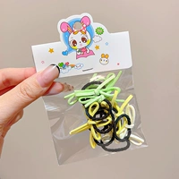 4# резинка для волос с зеленой бабочкой