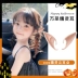Cô bé cos elf tai nhọn trang phục Halloween mũ đội đầu phù thủy nhỏ bông tai thiên thần trình diễn 