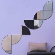 Danish AYTM Wall decorative mirror UNITY semicircular multi-color Nordic simple style simple and elegant