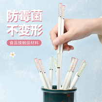 Practice chopsticks Childrens training chopsticks three-year-old two-stage 6-year-old kindergarten learning alloy chopsticks high temperature family clothing