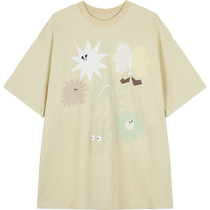(Same style in the mall) JNBY Jiangnan Buyi 24 new T-shirt fun printed short-sleeved top 5O1113380