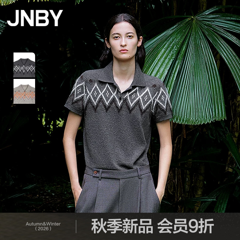 【Art Oriental】Same Style as in the Mall Jnby/Jiangnan Cloth 26 Autumn Wool Knitwear Fair Isle 5Q9311650 【Art Oriental】Same Style as in the Mall Jnby/Jiangnan Cloth 26 Autumn Wool Knitwear Fair Isle 5Q9311650