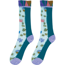 (Same style in the mall) JNBY Jiangnan Buyi 24 Autumn New Socks Womens Color Contrast Long Tube 7O8N15120