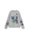 Jiangnan Buyi Spring and Autumn Knitted Sweater Crochet Flower Sweater Loose Pullover 5O9315400
