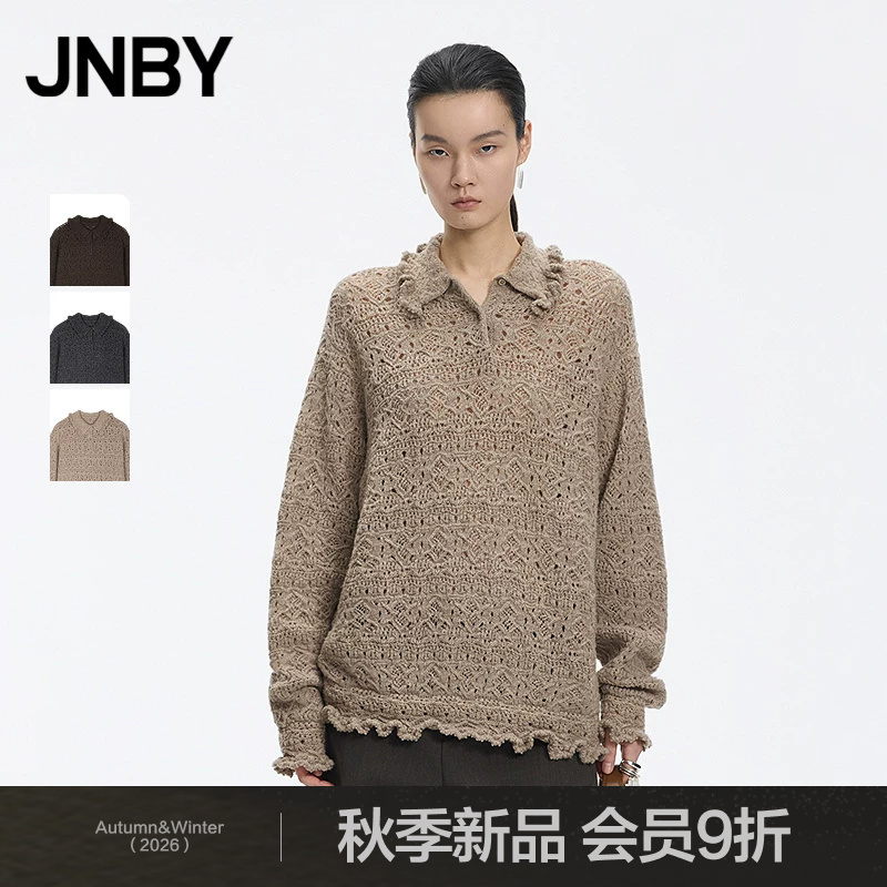 [Same Style as in Shopping Malls] Jnby/Jiangnan Cloth 26Th Autumn New Collection Knitwear Jacquard with Yak Wool 5Q9313850