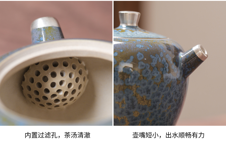 Floating cui aquamarine ceramic kung fu tea master cup sample tea cup single cup large silver single coppering. As silver cup restoring ancient ways