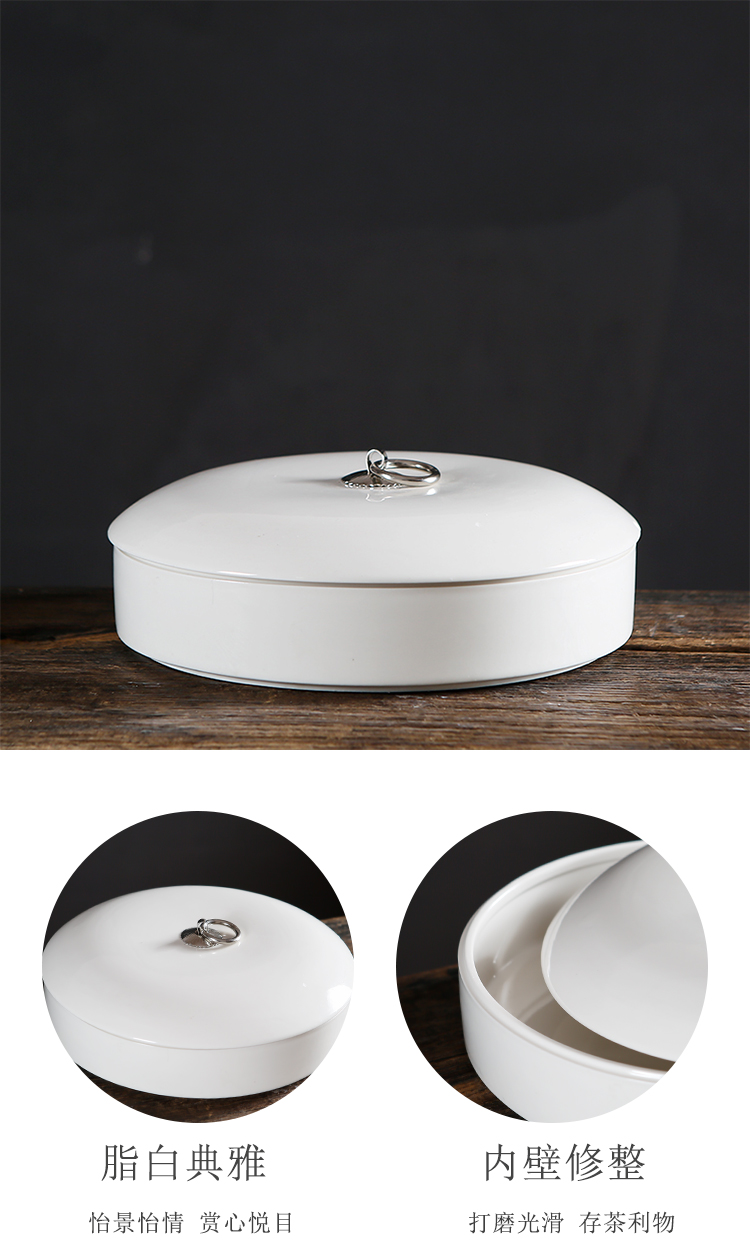 Puer tea cake household ceramics caddy fixings tea box seal pot store tea POTS and POTS large tea caddy fixings