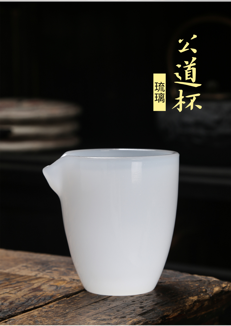 Jade porcelain white porcelain points more tea ware fair keller heat evenly cup kung fu tea coloured glaze tea, tea accessories