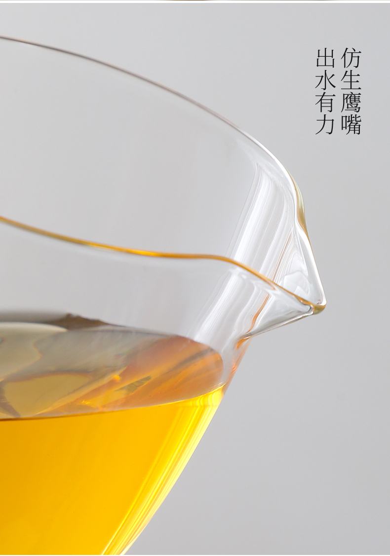 Lin Xiaowei tasted silver gilding crack a pot of three ceramic small sets of is suing travel with glass kung fu tea set