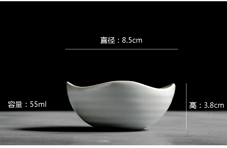 Open the slice your up ceramic inlaid with silver cup whitebait tea cup sample tea cup, bowl kung fu tea set to build the master single CPU