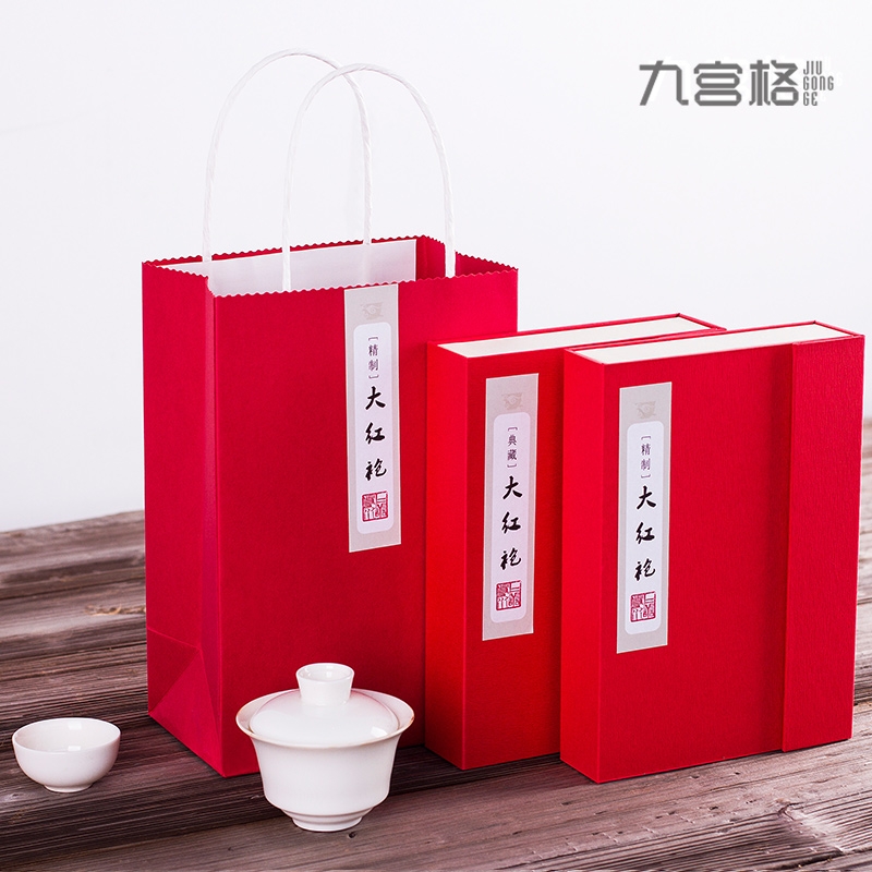 Creative private dahongpao tea general gift box the tea tieguanyin tea aneroid custom carton box rock tea