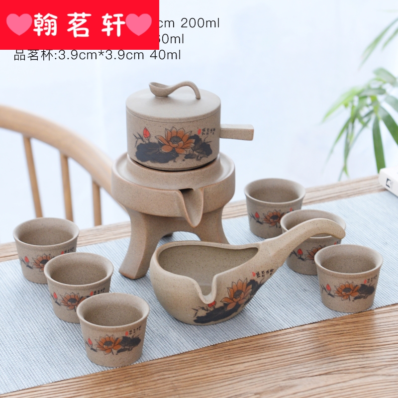 Coarse TaoQuan semi - automatic tea sets a complete set of kung fu tea tea set fit home lazy people make tea with tea