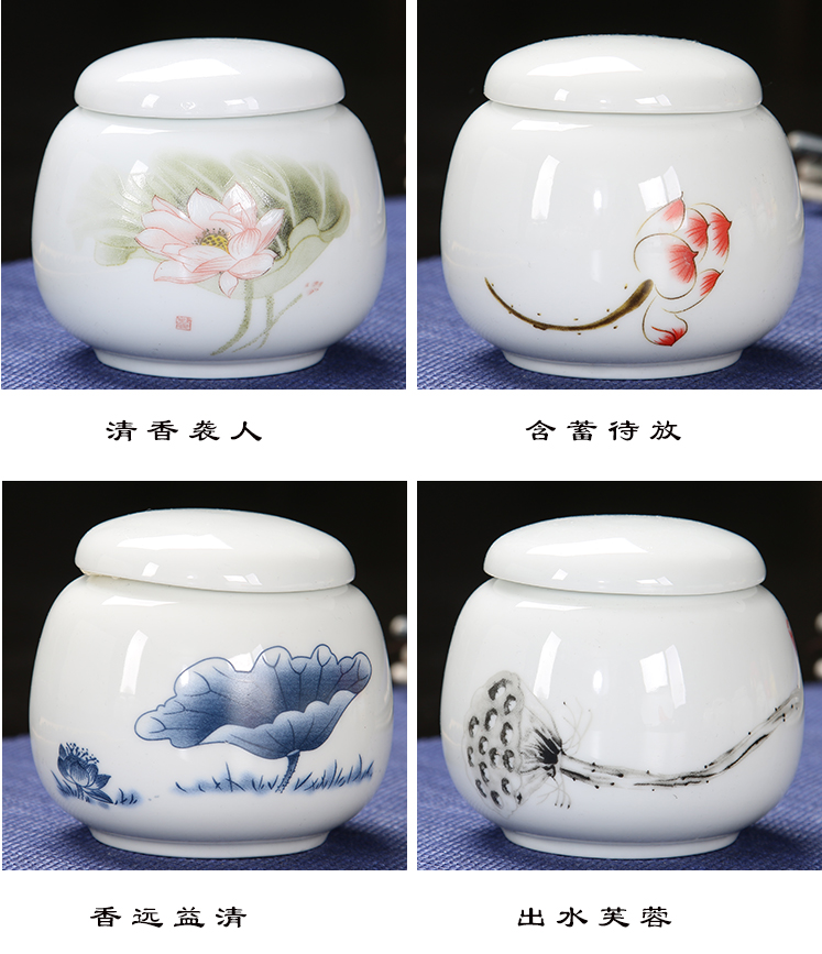 Durable, large jar of puer tea cake tea box seven bread crock POTS of household ceramic pot