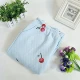 Mùa thu và mùa đông mới của phụ nữ bánh sandwich cotton quần pyjama quần dài dệt kim chần bông cộng với kích thước cotton rộng rãi quần mặc nhà Nhật Bản - Quần tây