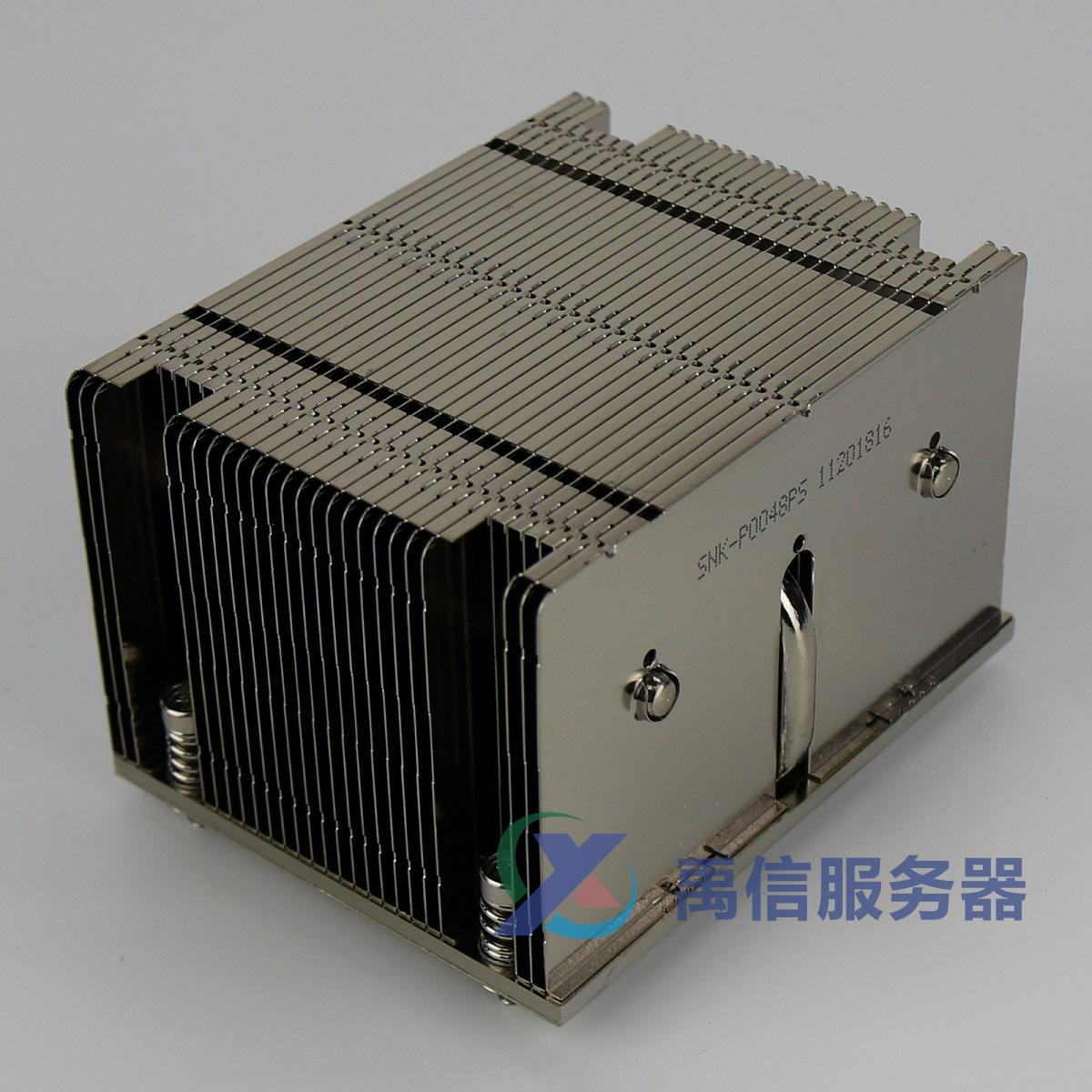 2U server CPU cooler 2011 pin passive 3 heat pipes rectangular hole position E5 platform